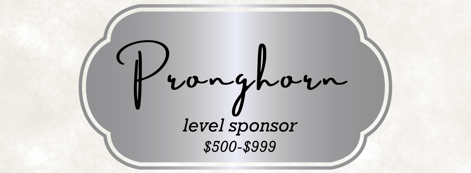 Pronghorn Level Sponsorship image