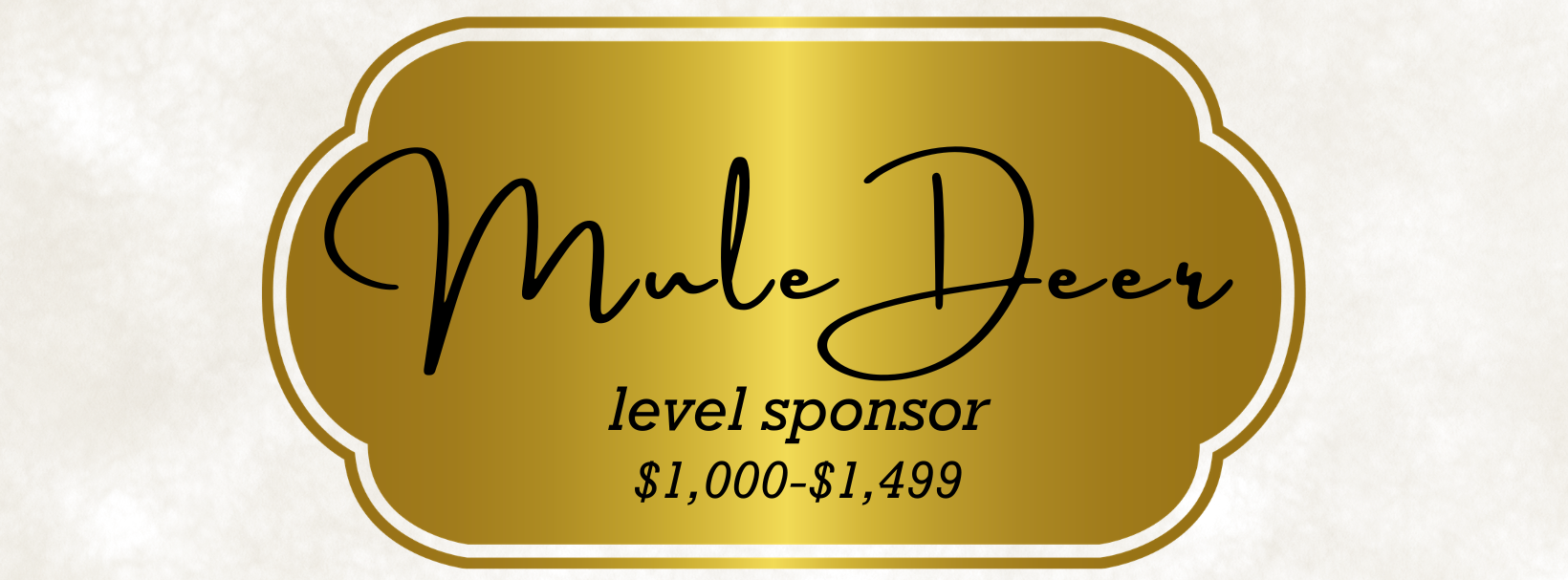 Mule Deer Level Sponsorship image